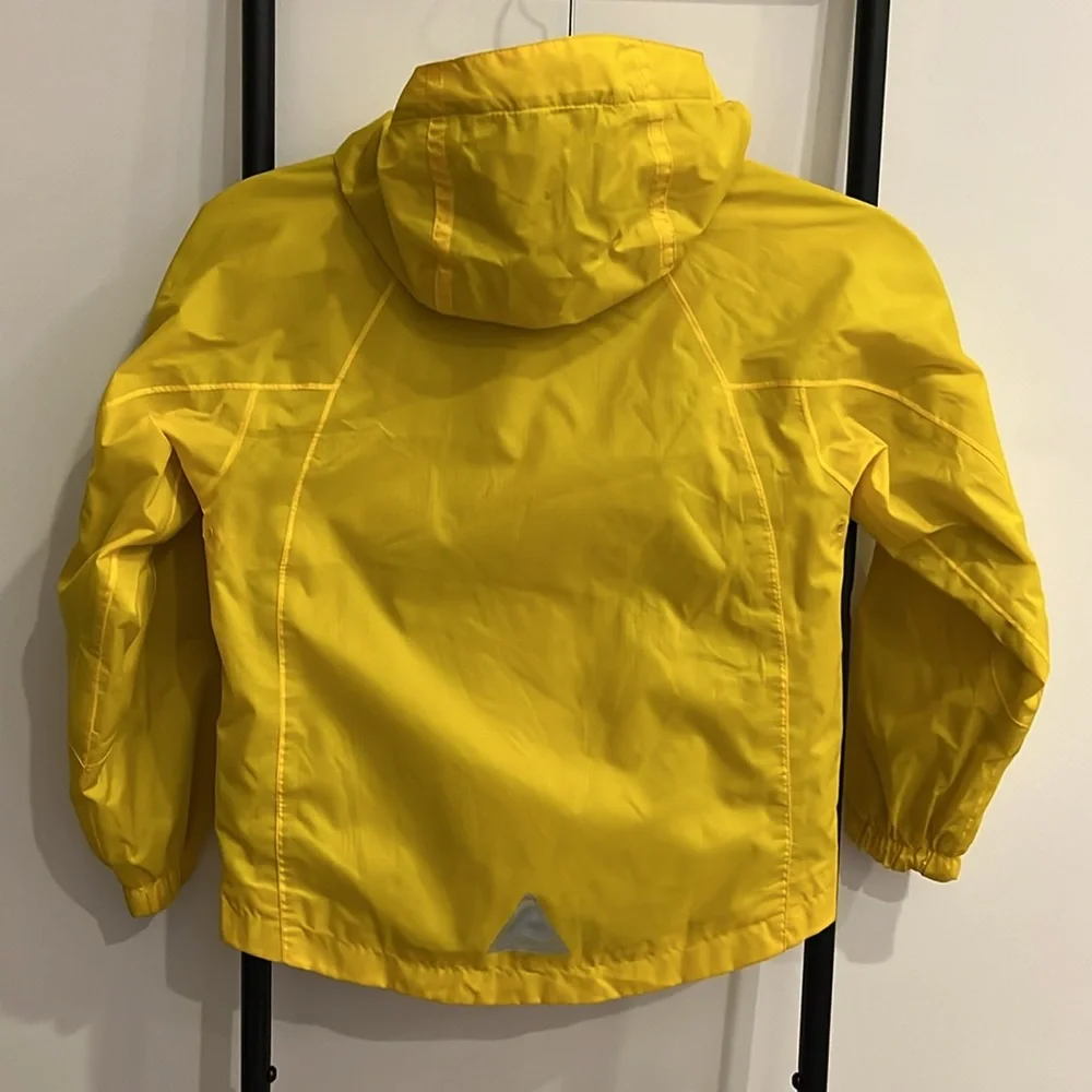Vintage L.L. Bean raincoat yellow toddler discovery rain jacket size 5-6